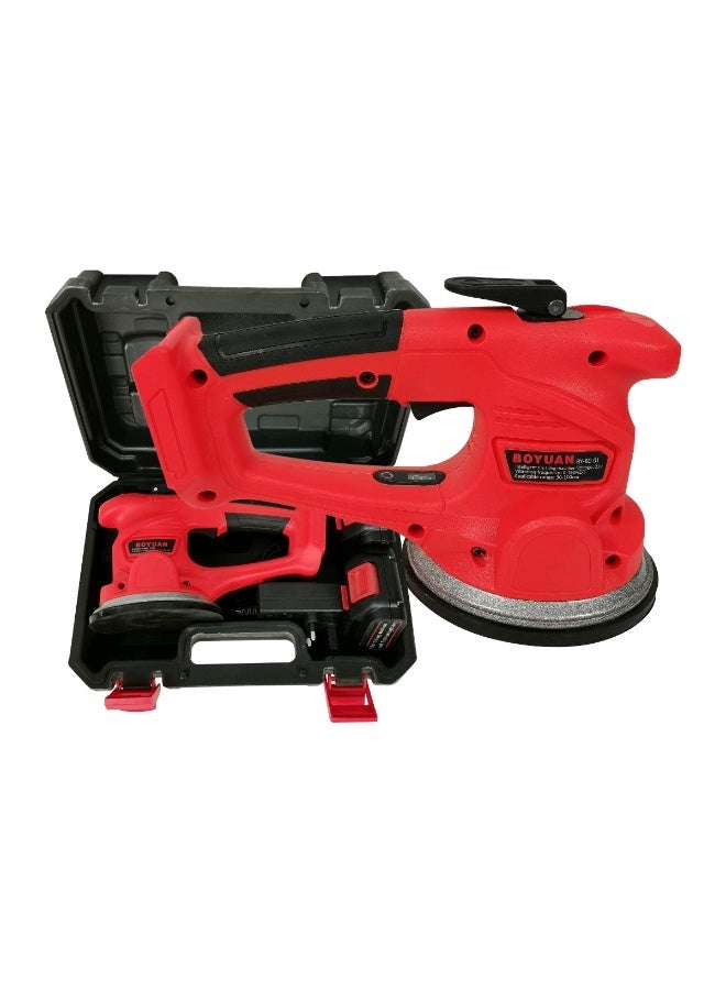 BOYUAN 21V CordlessBOYUAN 21V Cordless Tile Vibrator with 6 Speed Vibration Adjustment, Dual Battery Electric Tile Vibrator, Strong Suction Cup Tile Lifter for Floor Wall Tile Installation with Charger & Carry Case - BY-80-01 Tile Cutter with 6 Speed Vibration Adjustment, Dual Battery Electric Tile Vibrator, Strong Suction Cup Tile Lifter for Floor Wall Tile Installation with Charger & Carry Case - BY-80-01 - Image 4